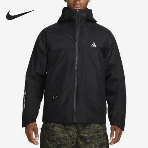 Nike/耐克正品春秋男士字母刺绣连帽休闲夹克外套DB3559-011