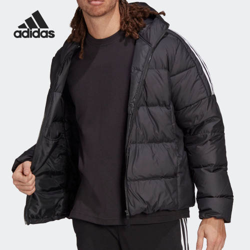Adidas/阿迪达斯正品新款男舒适连帽保暖羽绒服外套GT9141