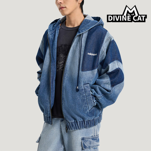Adidas/阿迪达斯正品三叶草男士亲肤时尚宽松日常休闲外套KR5056