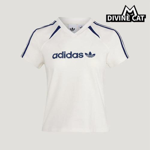 Adidas/阿迪达斯正品三叶草BLKTWT-SHIRT新款女经典短袖T恤KU4763