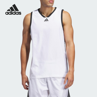 男士 夏季 篮球系列运动宽松背心JN0337 阿迪达斯正品 Adidas