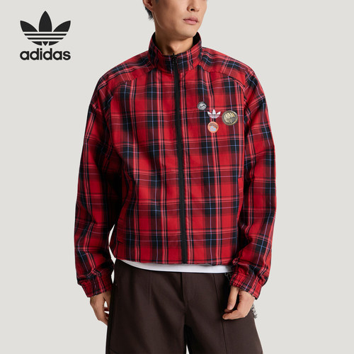 Adidas/阿迪达斯正品三叶草男士休闲双面穿运动夹克KT6368