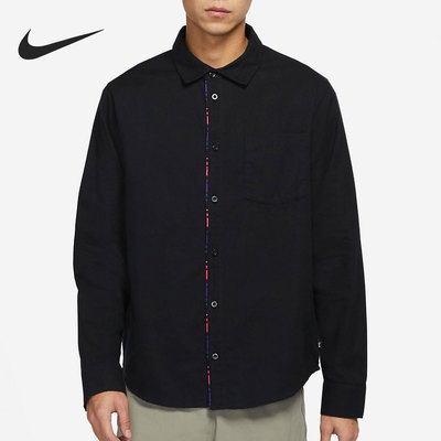 Nike/耐克正品当季新款男子运动翻领长袖衬衫 DH2661-010