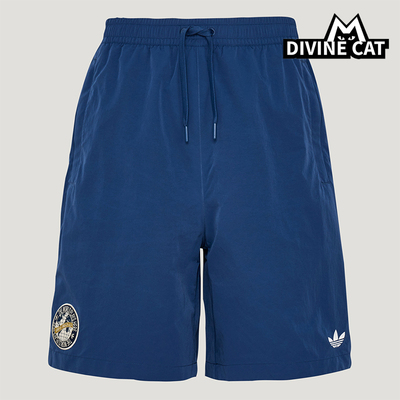 Adidas/阿迪达斯正品三叶草男士日常系带宽松休闲梭织短裤KY3340