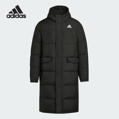 Adidas/阿迪达斯正品LONG DOWN PARKA男士保暖羽绒服KE5405