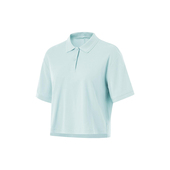 健身系列女士翻领宽松短款 APLU284 时尚 POLO衫 简约短袖 李宁正品