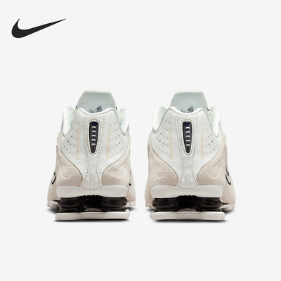 Nike/耐克正品 Shox R4 女士透气气柱缓震跑步鞋HQ7739-100