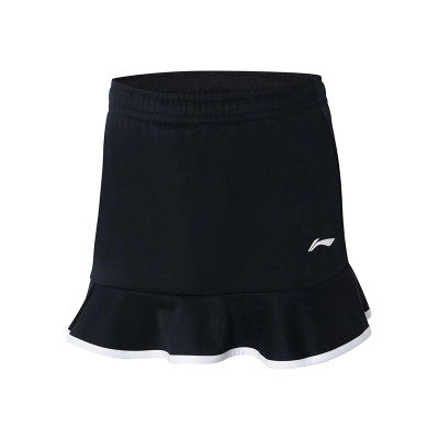 Lining/李宁正品羽毛球系列女子训练比赛速干透气运动裙裤ASKS138