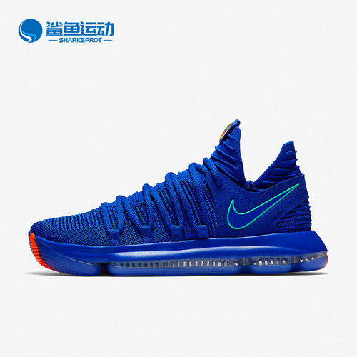 Nike/耐克正品KD 10男士低帮气垫缓震包裹性实战篮球鞋897816-402