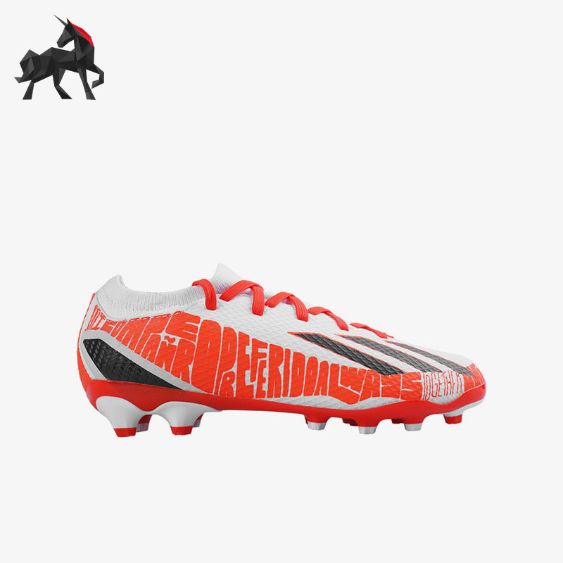 Adidas/阿迪达斯正品X.3 MG中端梅西儿童款短钉运动足球鞋 GW8394