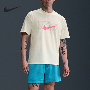 款 2025夏季 男士 运动针织宽松短袖 133 Nike HJ3420 耐克正品