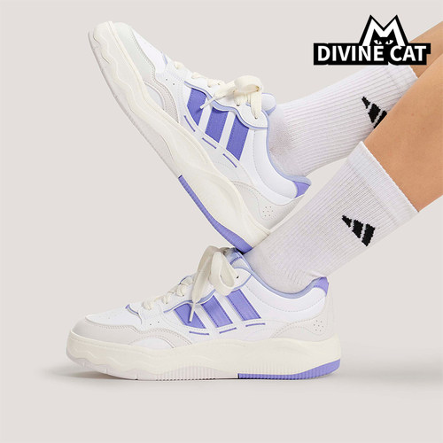Adidas/阿迪达斯正品Lite Shuffle女士系带日常运动板鞋KH9026