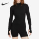 女子运动圆领拉链连体衣紧身衣DR5403 新款 010 耐克正品 Nike