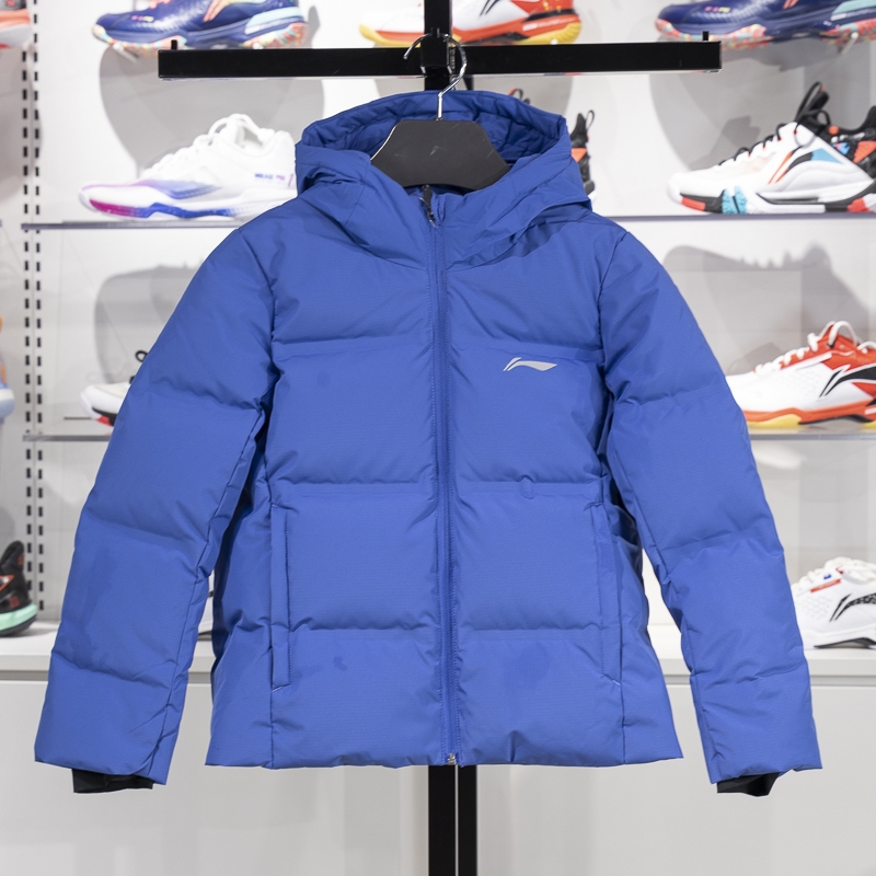 李宁正品男大童防风保暖羽绒服