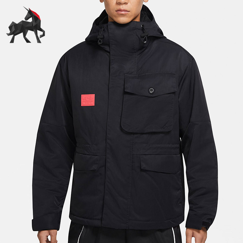 耐克正品男子运动保暖棉服