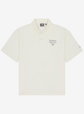 New Balance/NB正品2025新款男子宽松透气短袖POLO衫NFE21021-IV