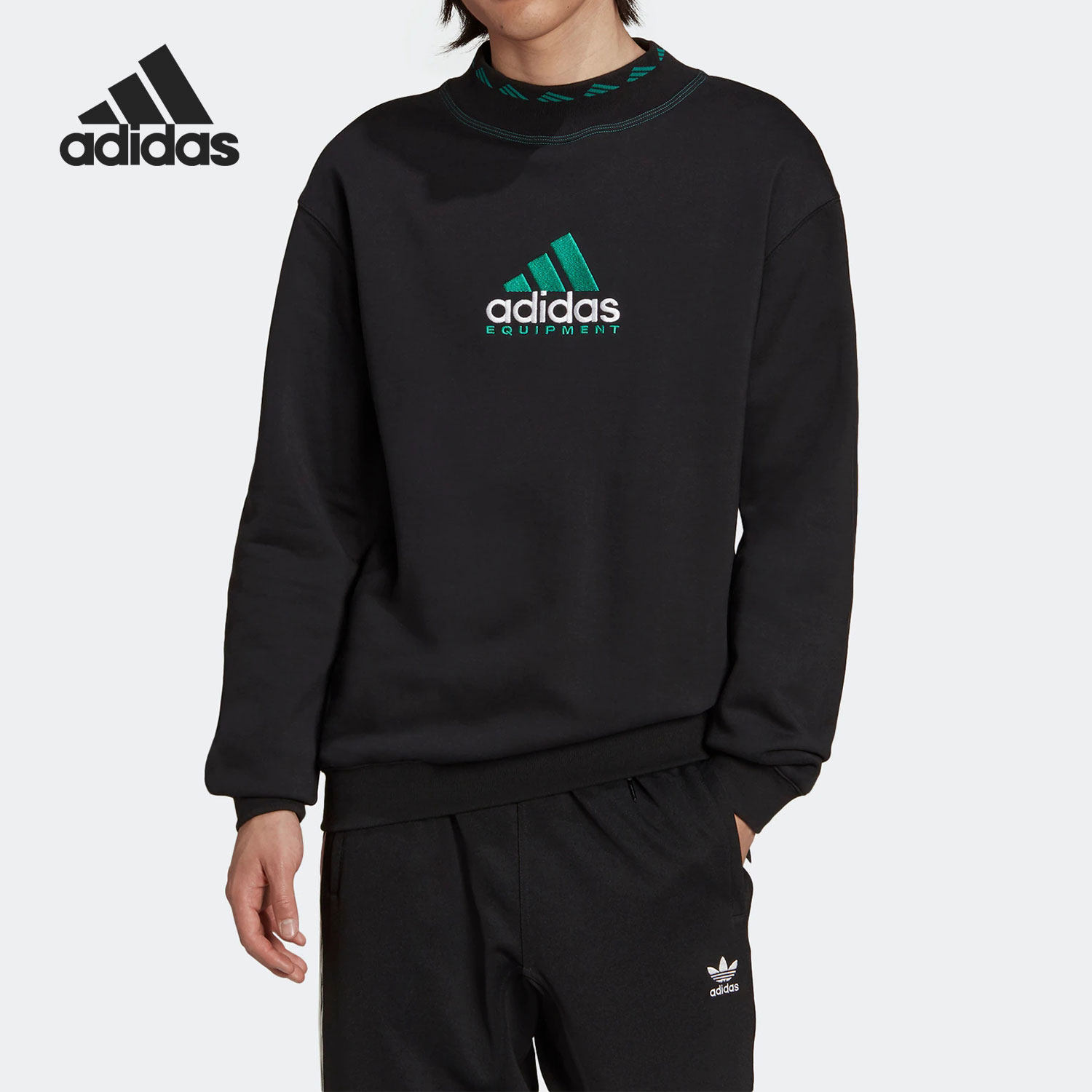 Adidas/阿迪达斯正品新款三叶草休闲男子运动套头卫衣HG8096,运动服/休闲服装,运动卫衣/套头衫,淘宝优惠券,粉丝福利购,淘宝优惠卷