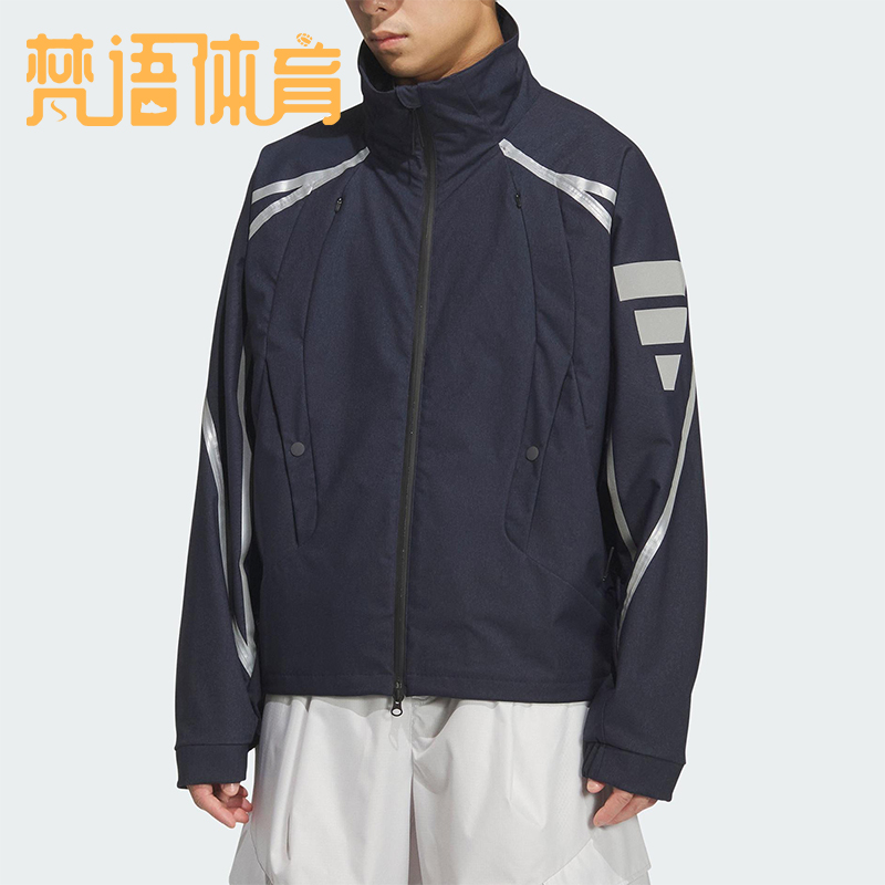 Adidas/阿迪达斯正品FOS REFL WVN JK男士运动梭织宽松外套KF0689