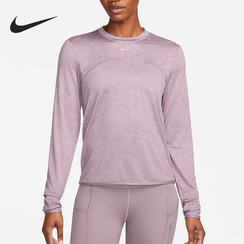 Nike/耐克正品春季女士圆领宽松透气运动长袖T恤FB4298-536