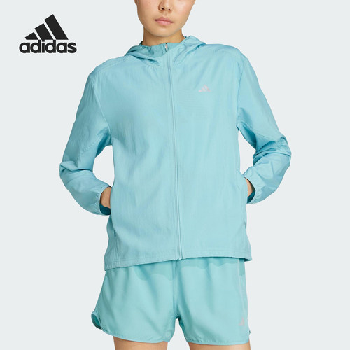 Adidas/阿迪达斯正品RUN IT JACKET女士跑步运动外套JM5745