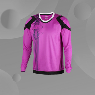李宁正品足球运动比赛训练运动长袖男儿童守门员门将服AAYL152