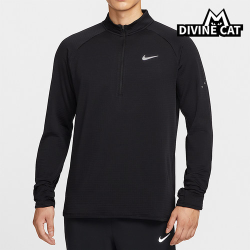 Nike/耐克正品Therma-FIT男士训练跑步运动保暖长袖T恤HV2708-010