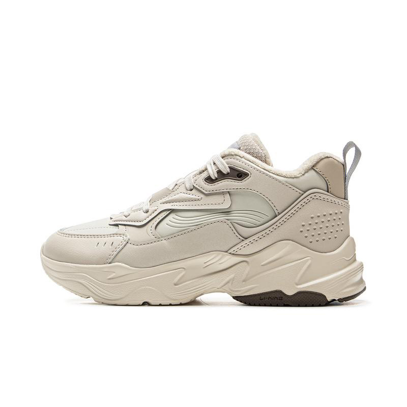 李宁正品新款女士舒适透气防滑轻便减震低帮日常休闲鞋AGCU536-1