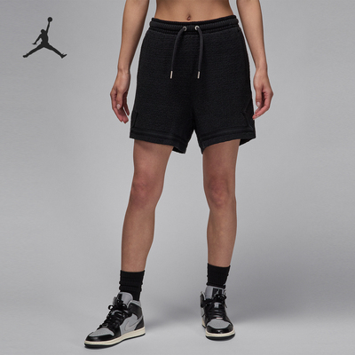 Nike/耐克正品JORDAN女士柔软透气运动针织短裤FV7117-045