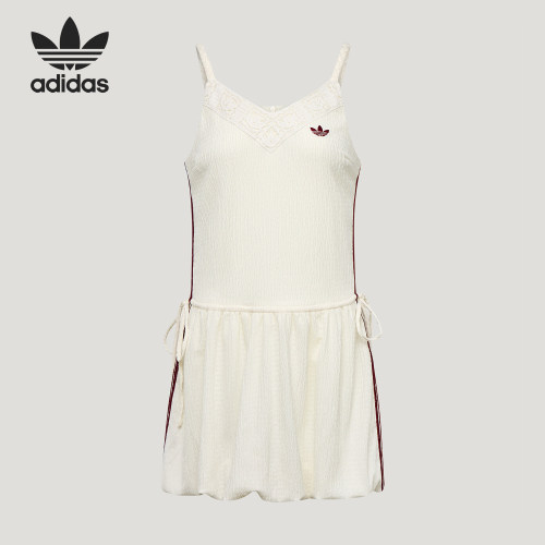 Adidas/阿迪达斯正品三叶草女士潮流柔软连衣花苞裙KX0726
