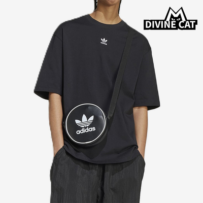 Adidas/阿迪达斯正品三叶草女士宽松休闲经典运动短袖T恤IY7321