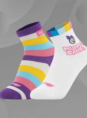 Lining/李宁正品布偶宝宝系列男女大小童休闲运动短筒袜YWTT007