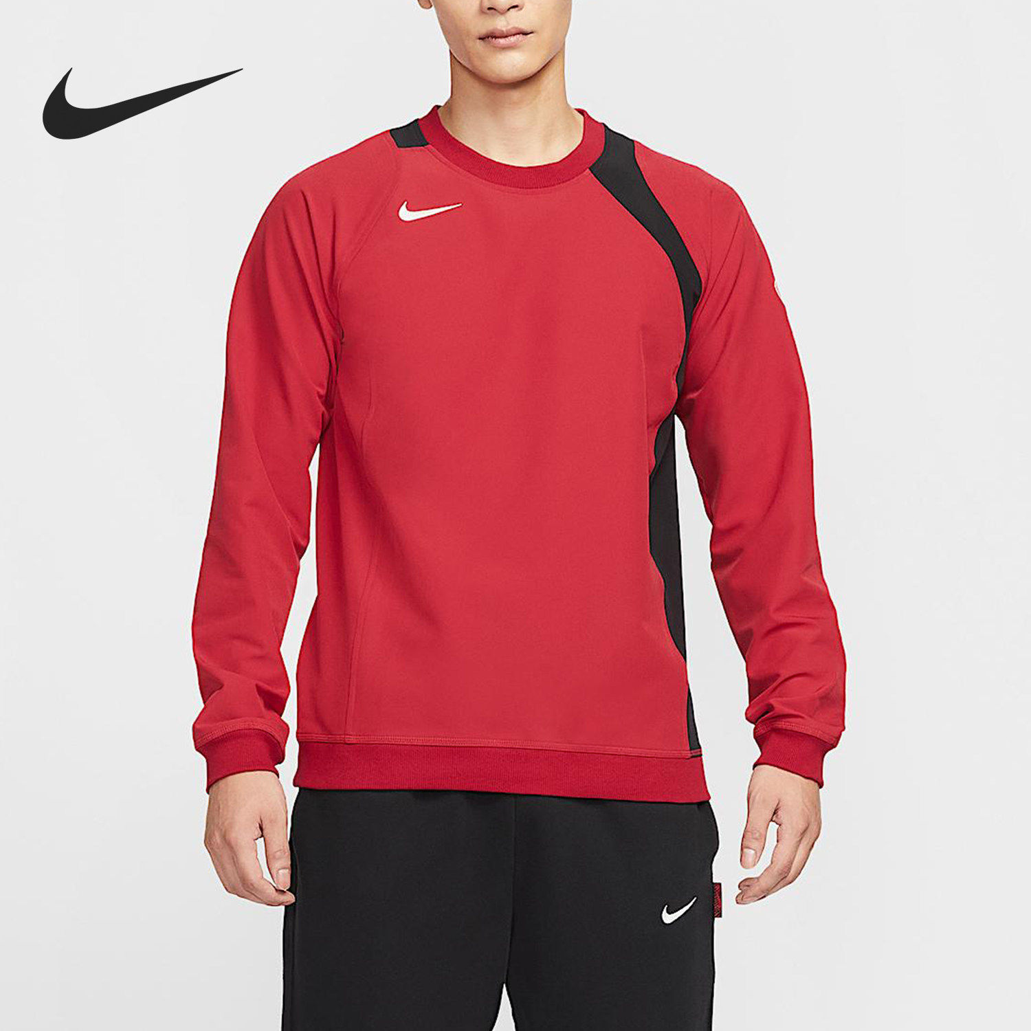 Nike/耐克正品2025秋季款男士圆领套头足球卫衣HQ3397-687