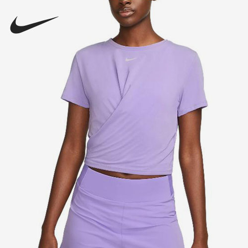 Nike/耐克正品Dri-FIT One Luxe 女子扭结式上衣DD4922-567