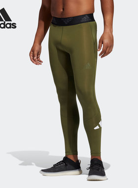 Adidas/阿迪达斯正品当季新款男子运动训练紧身长裤 GL8916