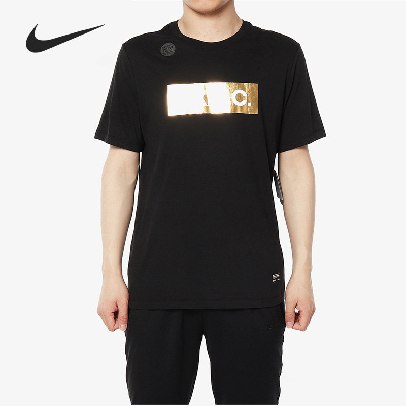 NIKE/耐克正品M NK FC DRY TEE GOLD BLOCK男子休闲运动T恤BQ8118
