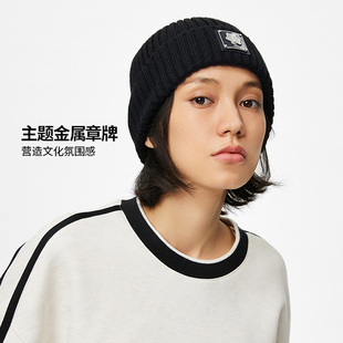 Lining 抗静电运动针织帽AMZT039 李宁正品 运动生活系列男女时尚