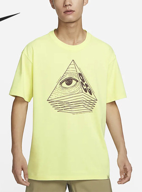 Nike/耐克正品新款男子印花圆领宽松休闲短袖T恤FJ1128-337