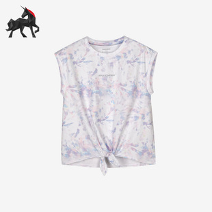 斯凯奇正品 P223G049 夏季 短袖 030B 运动透气儿童无袖 Skechers