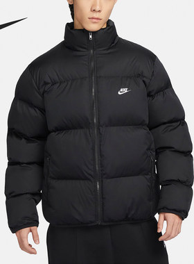 Nike/耐克正品新款男士经典立领保暖运动休闲棉服FB7369-010