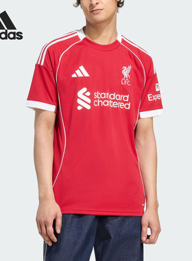 Adidas/阿迪达斯正品LIVERPOOL男士足球运动透气球衣JV6423