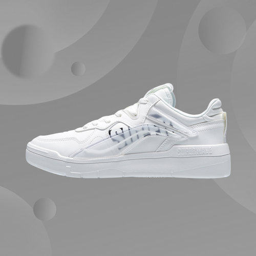 李宁正品春经典时尚男女系带耐磨小白鞋低帮休闲运动板鞋AECR003