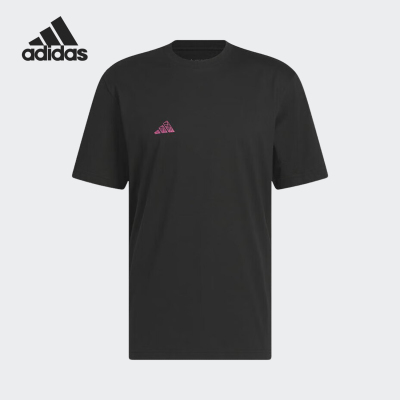Adidas/阿迪达斯正品夏季男士印花运动休闲圆领短袖T恤IM4636