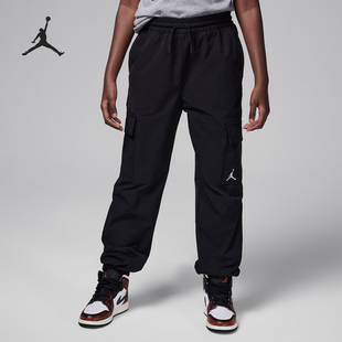 Nike/耐克正品JORDAN大童系带宽松透气工装长裤HQ7106-010
