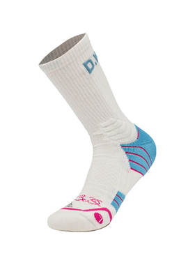 李宁正品韦德系列男子户外休闲篮球中筒运动袜一双装AWLT137-3