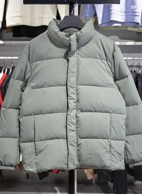 李宁正品2024冬季新款男子防泼水宽松保暖立领羽绒服AYMT105-4