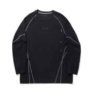 T恤ATLV297 男子反光吸汗舒适宽松运动休闲长袖 李宁正品 2025新款