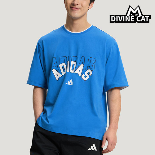 Adidas/阿迪达斯正品U 2IN1 T-SHIRT男女经典运动时尚短袖KX0516