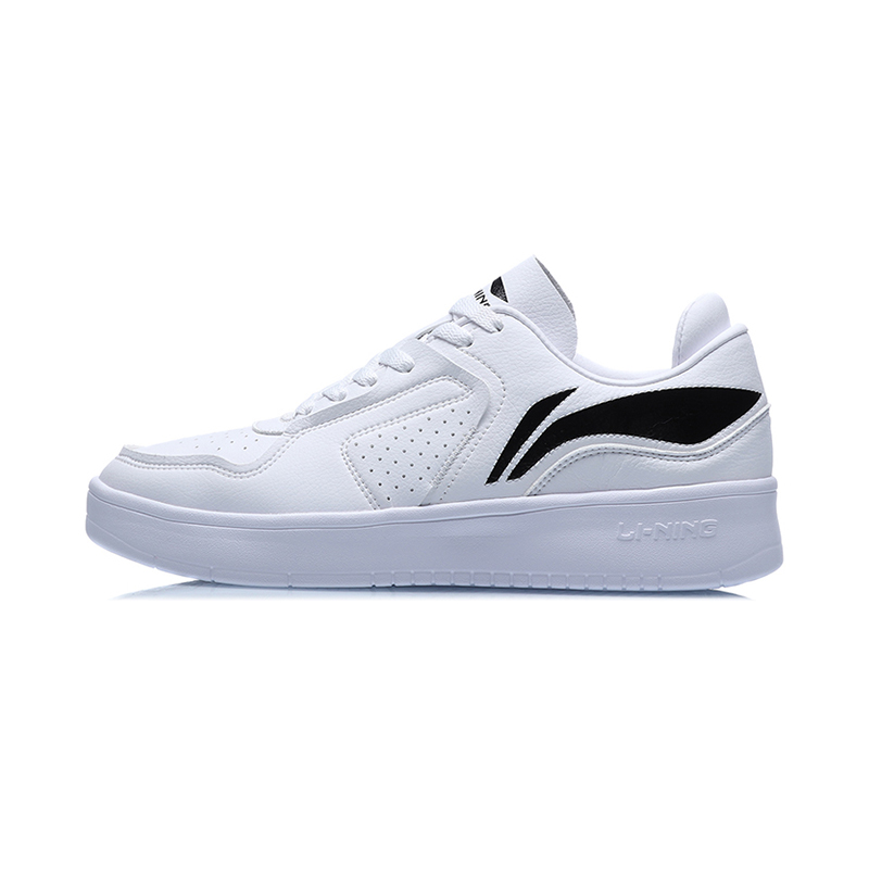李宁休闲板鞋男鞋夏季新款时尚经典小白鞋低帮运动鞋AGCQ251