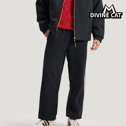 Adidas/阿迪达斯正品三叶草男士透气新年款双面针织长裤KT0652