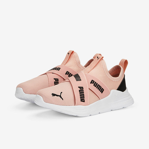 Puma/彪马正品新款小童一脚蹬网眼透气厚底回弹低帮休闲鞋